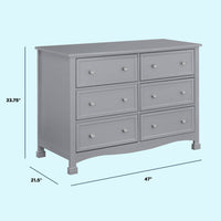 DaVinci Kalani 6-Drawer Double Wide Dresser