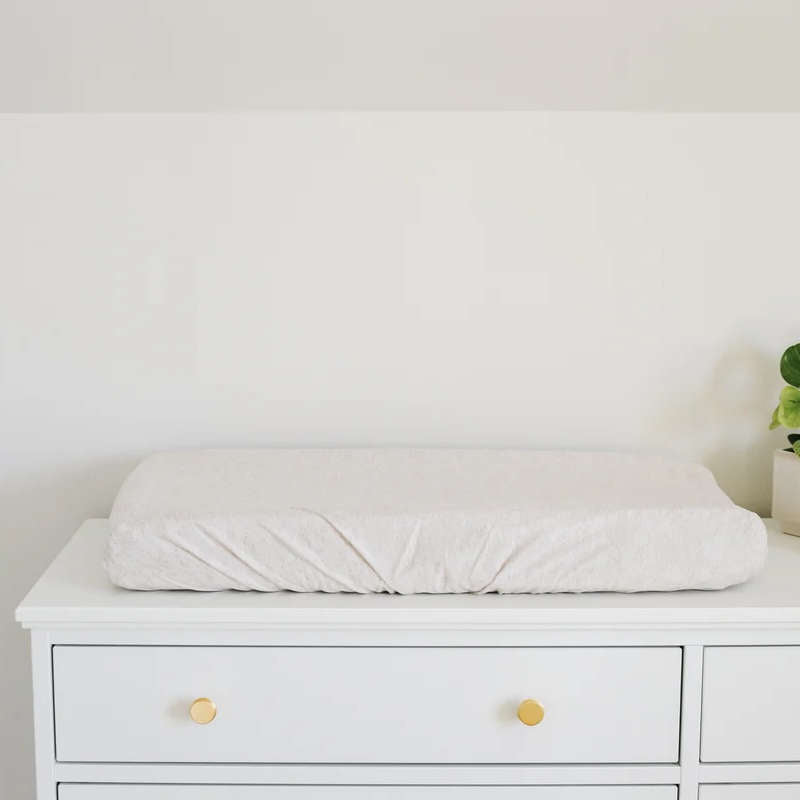 Copper Pearl Premium Knit Diaper Changing Pad Cover | Oat