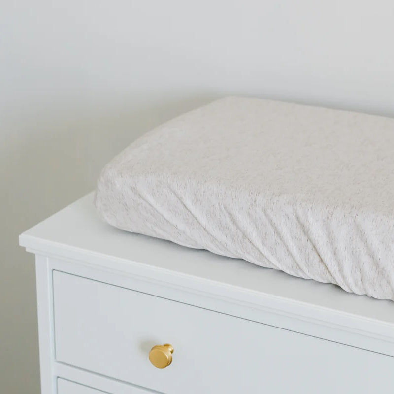 Copper Pearl Premium Knit Diaper Changing Pad Cover | Oat