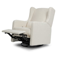 DaVinci Arlo Recliner and Swivel Glider | Ivory Boucle Fabric