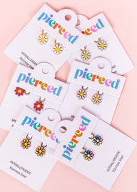Pierced Co - White Daisy Charms