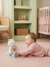 Itzy Ritzy Itzy Bitzy Mirror™ Sensory Tummy Time Mirror | Kitty