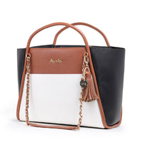 Itzy Ritzy Boss Tote™: Coffee and Cream