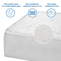 DaVinci Complete Slumber Waterproof Crib & Toddler Mattress | Firm support | GREENGUARD Gold Certified | Lightweight | Waterproof