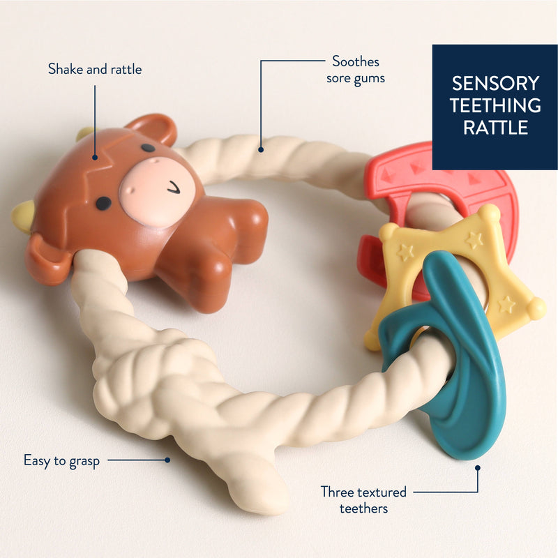 Itzy Ritzy Ritzy Rattle™ Silicone Teether Rattles