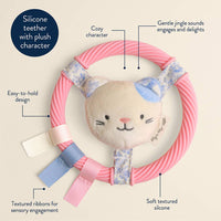 Itzy Ritzy Itzy Ring Pal™ Teething Ring with Plush Character