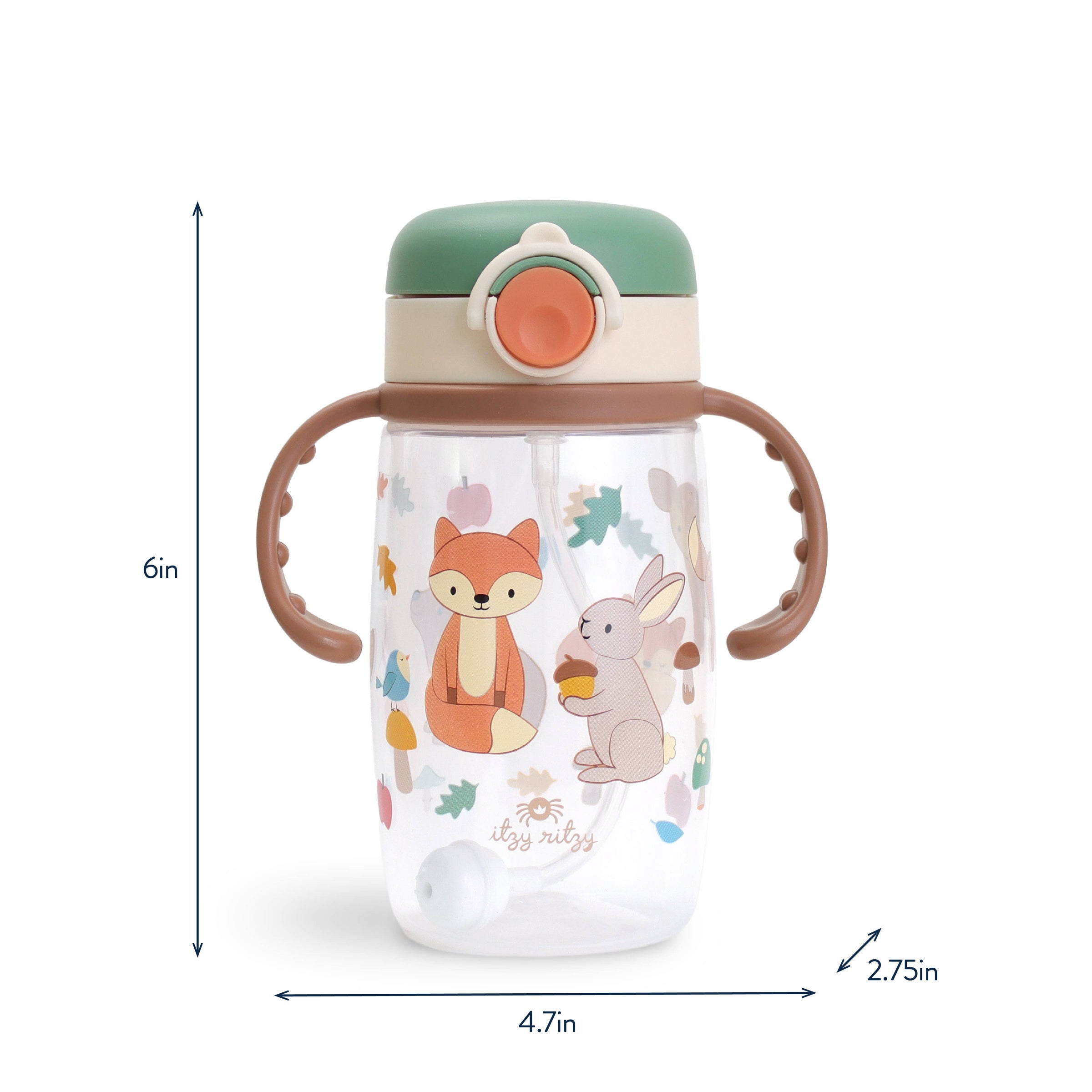 Itzy Ritzy -  Itzy Sips™ - Straw Cup With Snap-Close Lid
