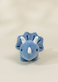 Coco Village Dino Plush Toy | Blue Triceratops