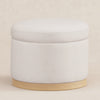 Babyletto Naka Storage Ottoman in Eco-Performance Fabric | Water Repellent & Stain Resistant