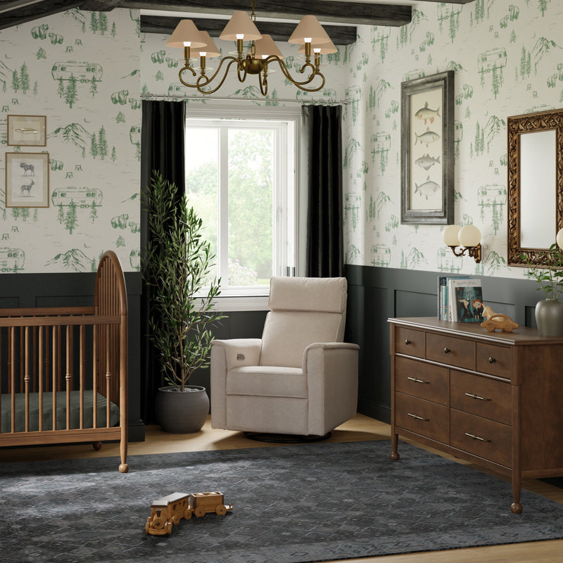 Monogram by Namesake Willa Plus Power Glider Recliner w/ Power Headrest