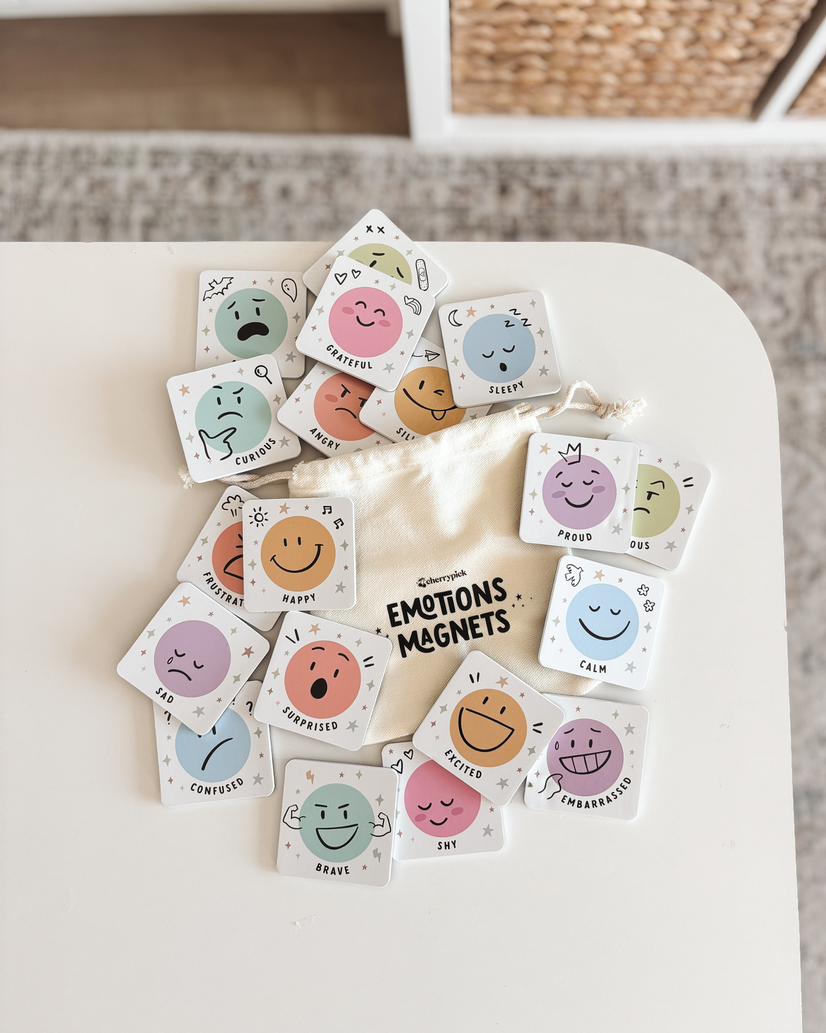 Cherrypick - Emotions Magnets - Soft Foam Magnets (20pc set)