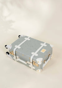 Coco Village Vegan Leather Carry-On Suitcase | Ocean