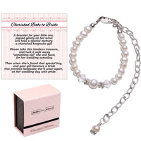 Cherished Moments - Cherished Babe to Bride Sterling Silver Baby Bracelet Gift