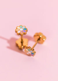 Pierced Co - Tiny Rainbow Daisies