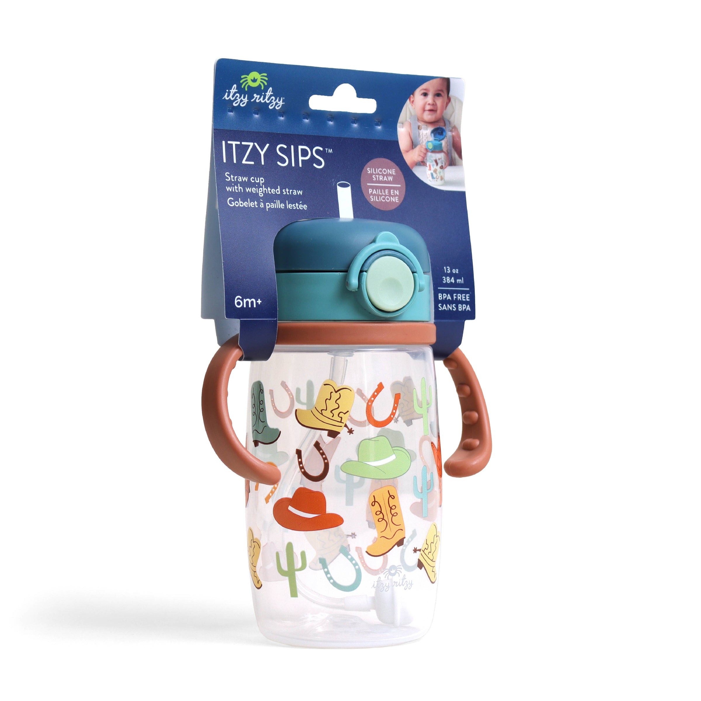 Itzy Ritzy -  Itzy Sips™ - Straw Cup With Snap-Close Lid