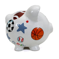 Child To Cherish® - All Sports Large Piggy Bank