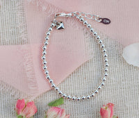 Cherished Moments - Child's Sterling Silver Heart Bracelet Girls Valentine Gift