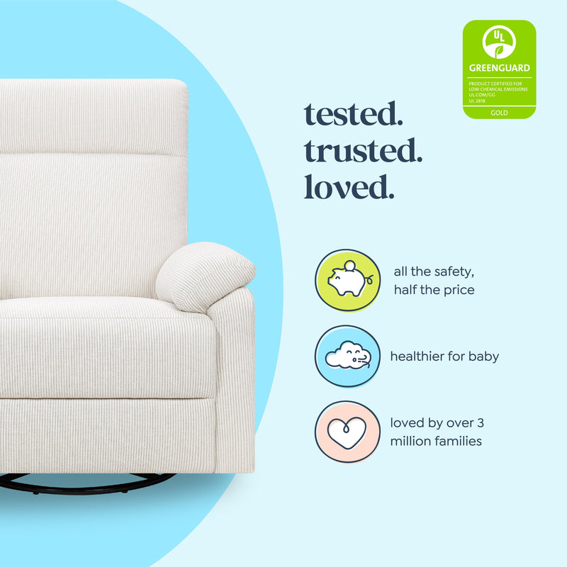 DaVinci Suzy Recliner and Swivel Glider