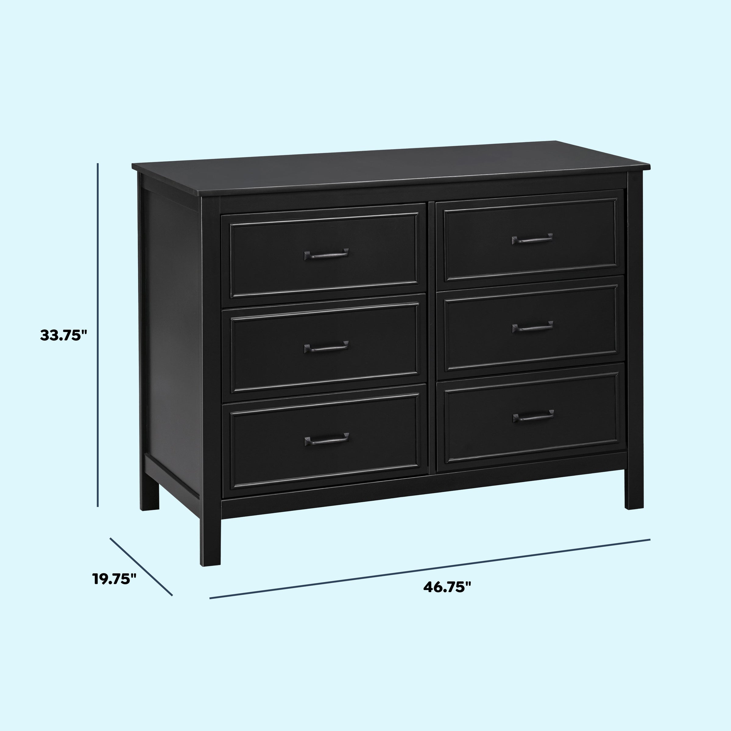 DaVinci Charlie 6-Drawer Double Dresser