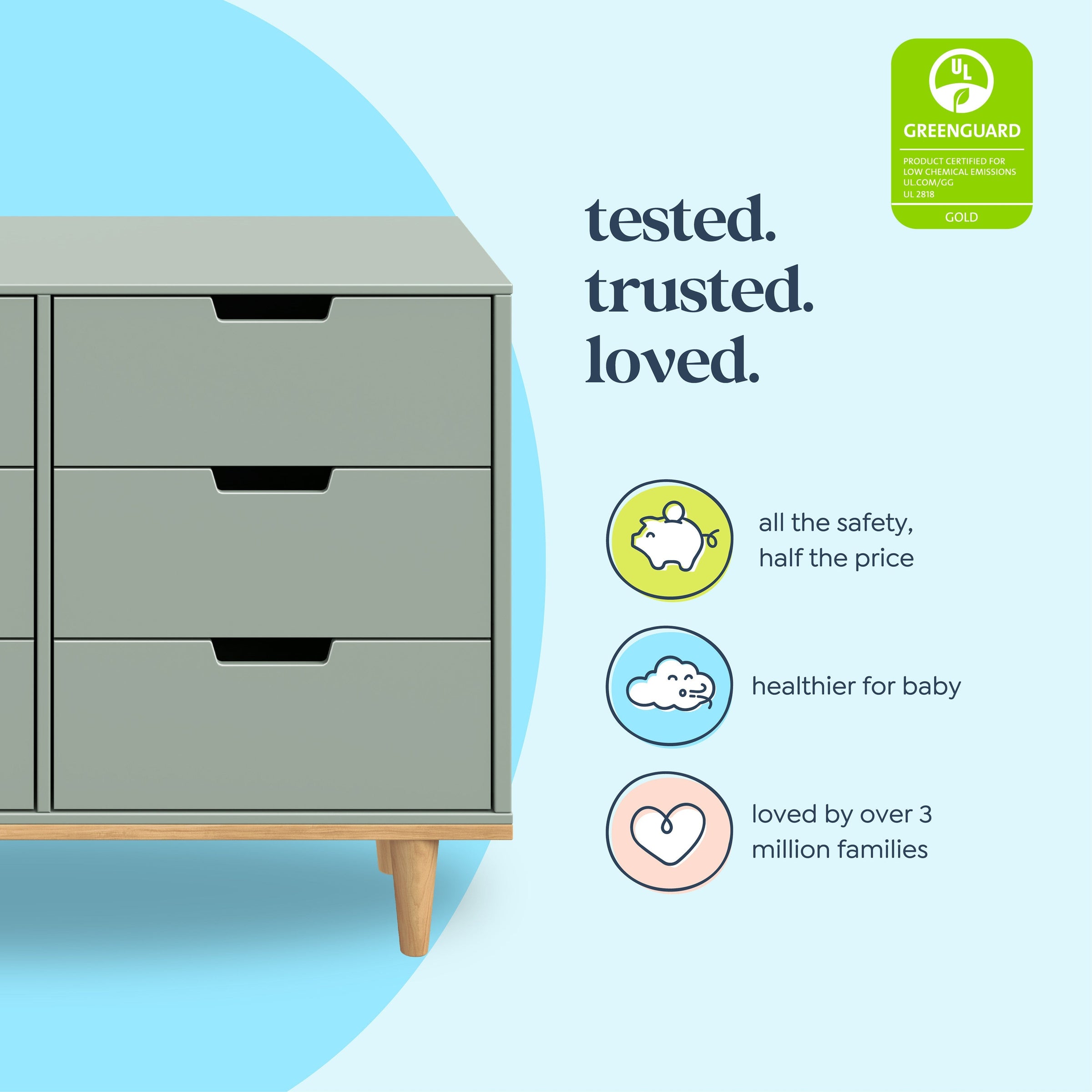 DaVinci Marley 6-Drawer Double Dresser