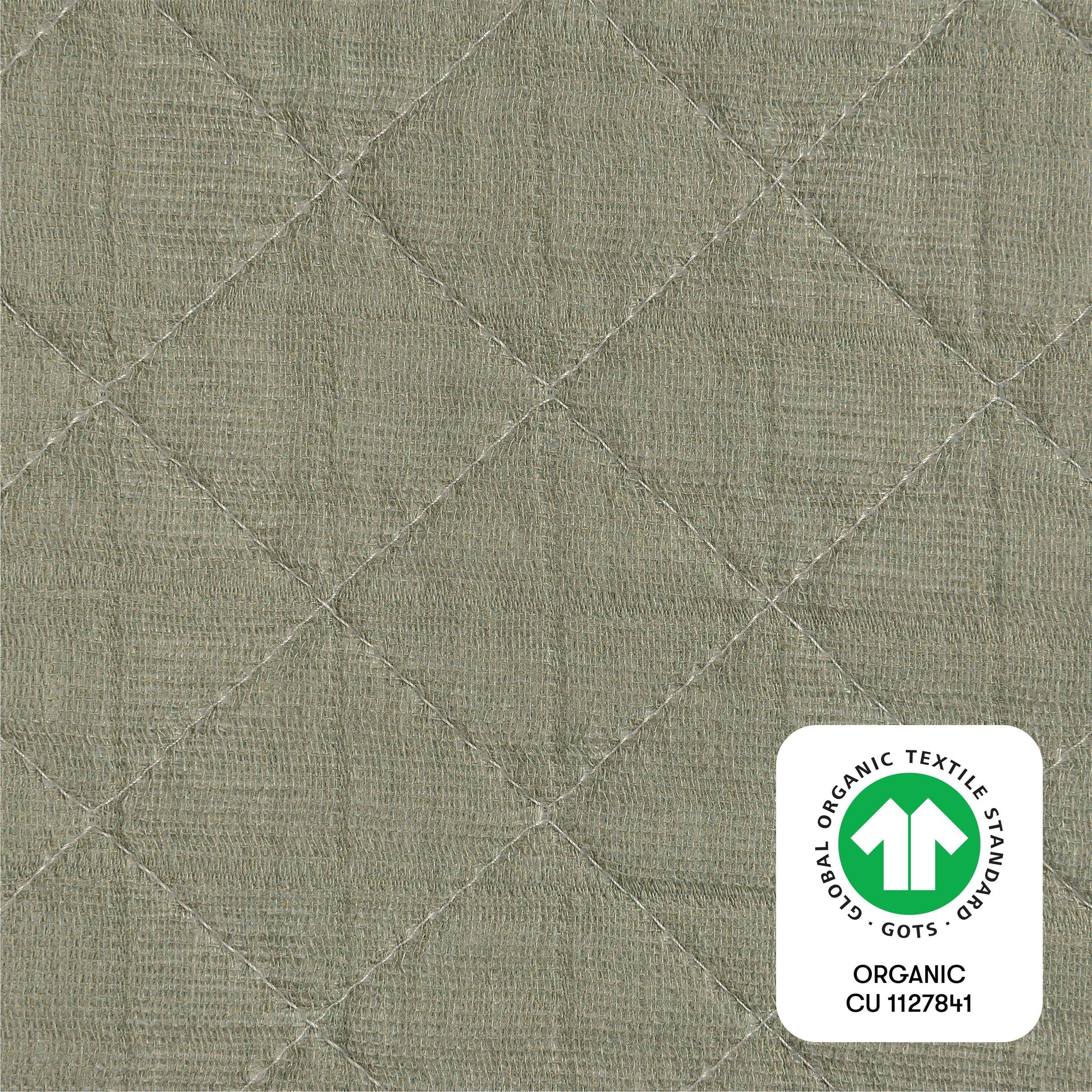 DaVinci Quilted Changing Pad Cover in GOTS Certified Organic Muslin Cotton