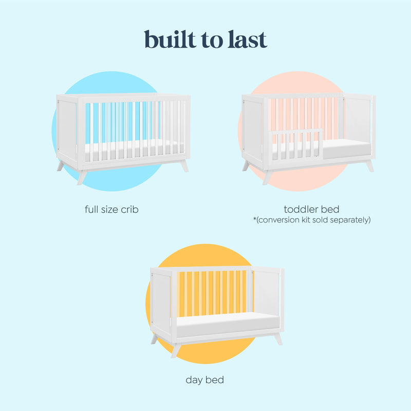 DaVinci Otto 3-in-1 Convertible Crib | Acrylic Slats