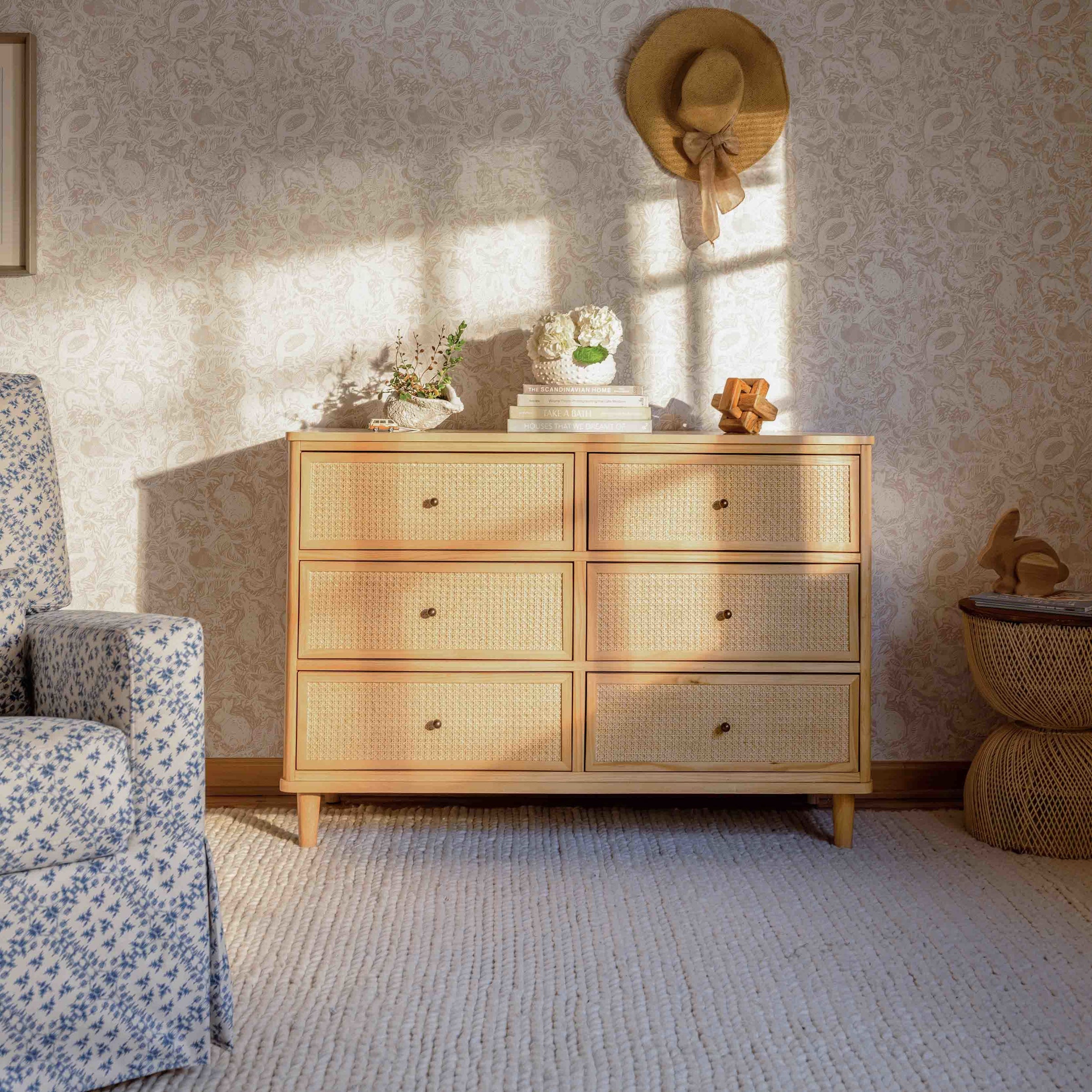Namesake Marin with Cane 6-Drawer Dresser – Storkland & Kids Too! Namesake Marin with Cane 6-Drawer Dresser – Storkland & Kids Too!