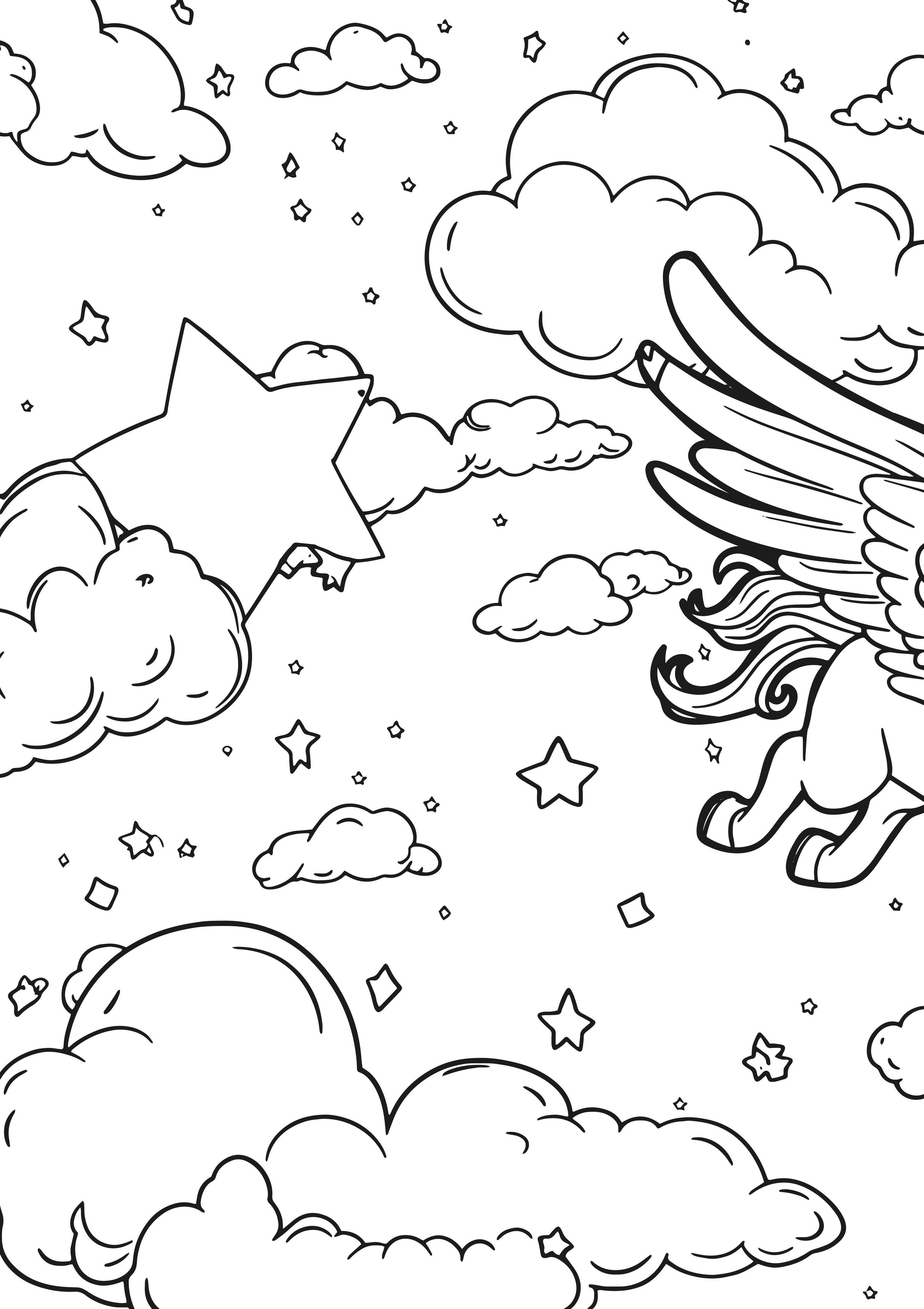 Nova Toys LLC - Unicorn Dreams - XXL Coloring Book