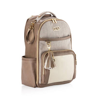 Itzy Ritzy Vanilla Latte Boss Plus Backpack Diaper Bag