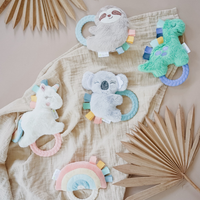 Itzy Ritzy Ritzy Rattle Pal™ Plush Rattle Pal with Teether: Koala