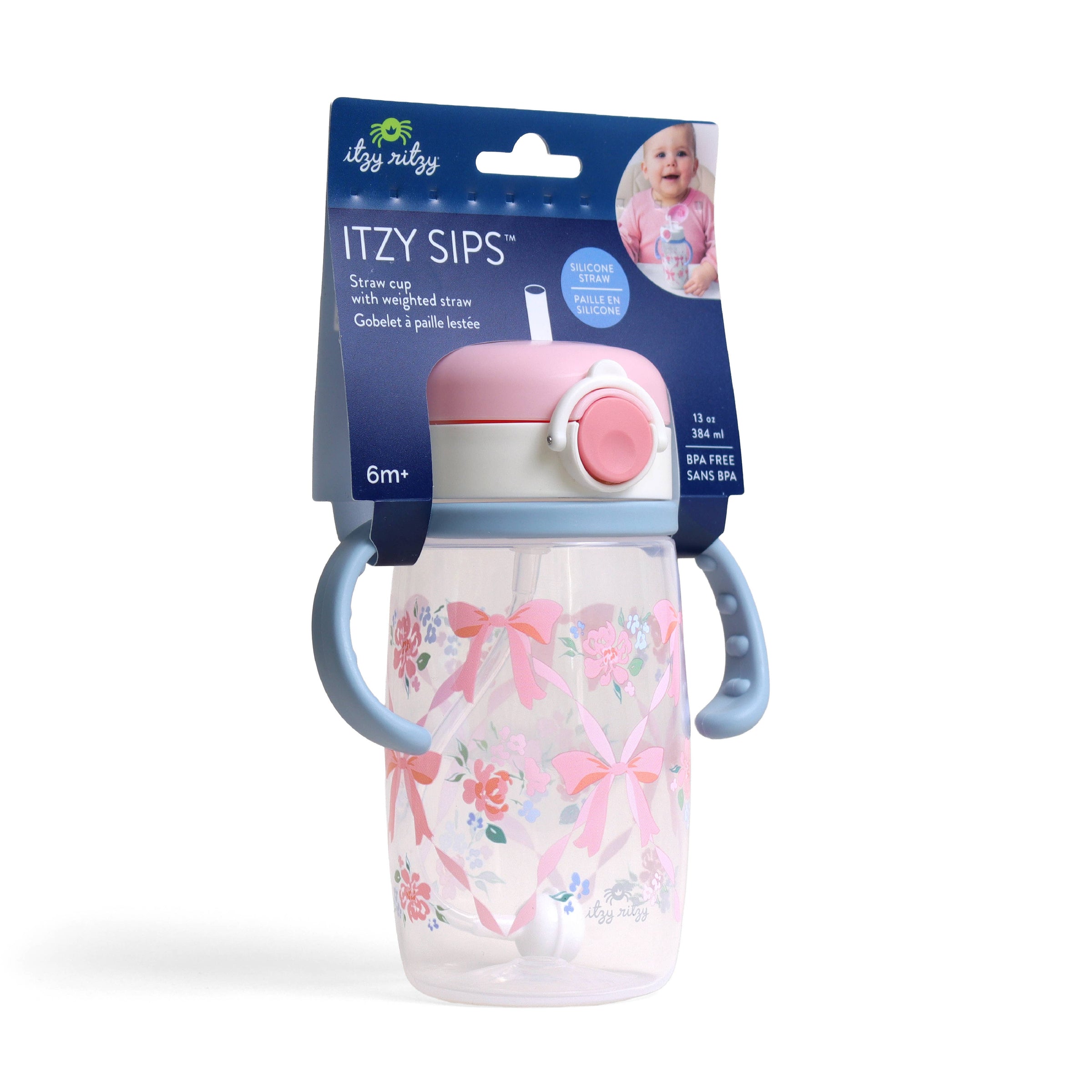 Itzy Ritzy -  Itzy Sips™ - Straw Cup With Snap-Close Lid