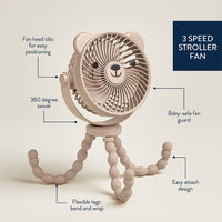Itzy Ritzy -  Itzy Breeze 3-Speed Stroller Fan™