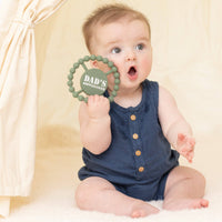 Bella Tunno Dads Doppleganger Happy Teether: Green