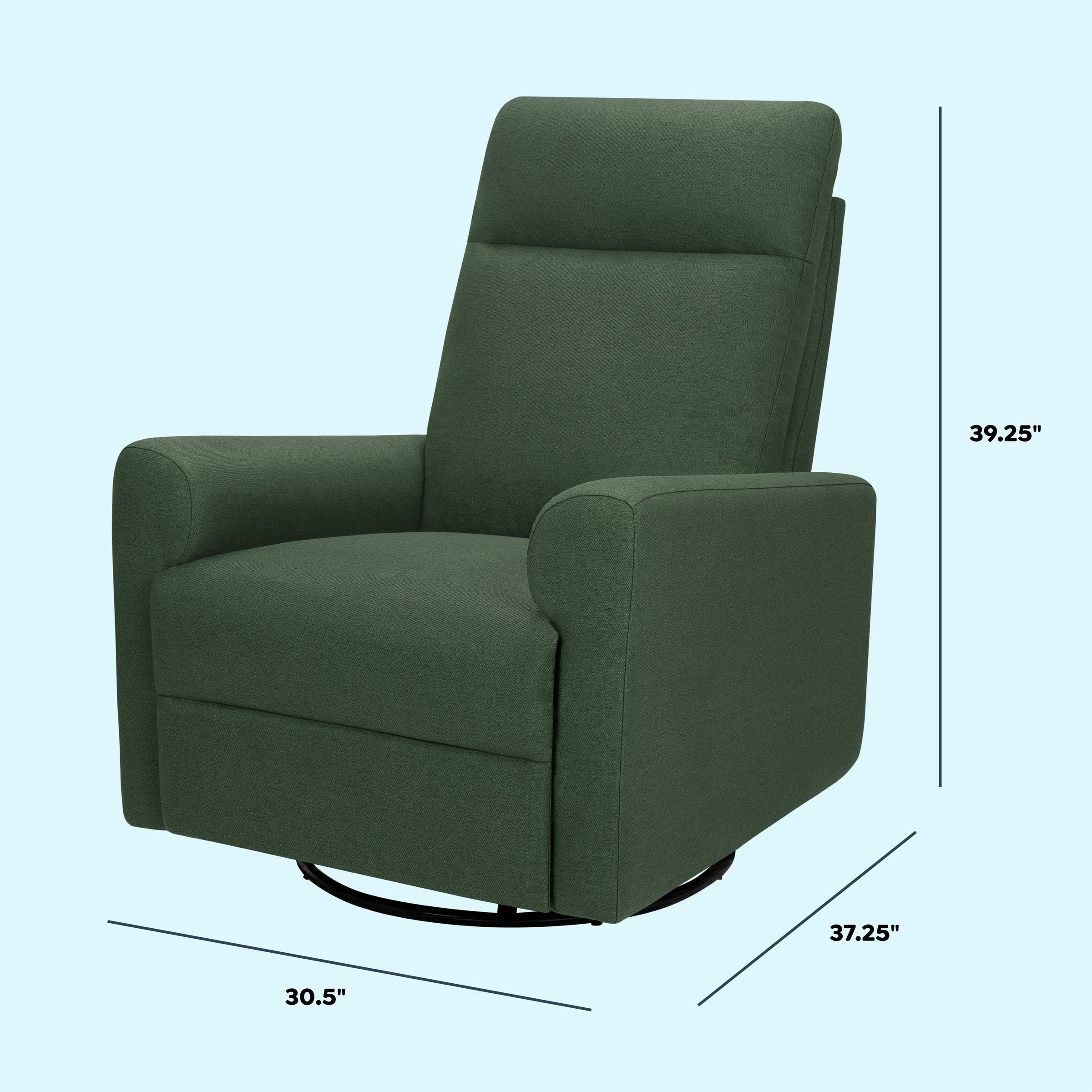 DaVinci Erin Recliner and Swivel Glider