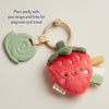 Itzy Ritzy Itzy Pal™ Plush + Teether: Strawberry