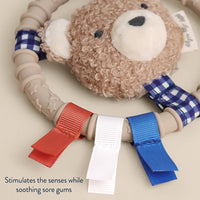 Itzy Ritzy Itzy Ring Pal™ Teething Ring with Plush Character