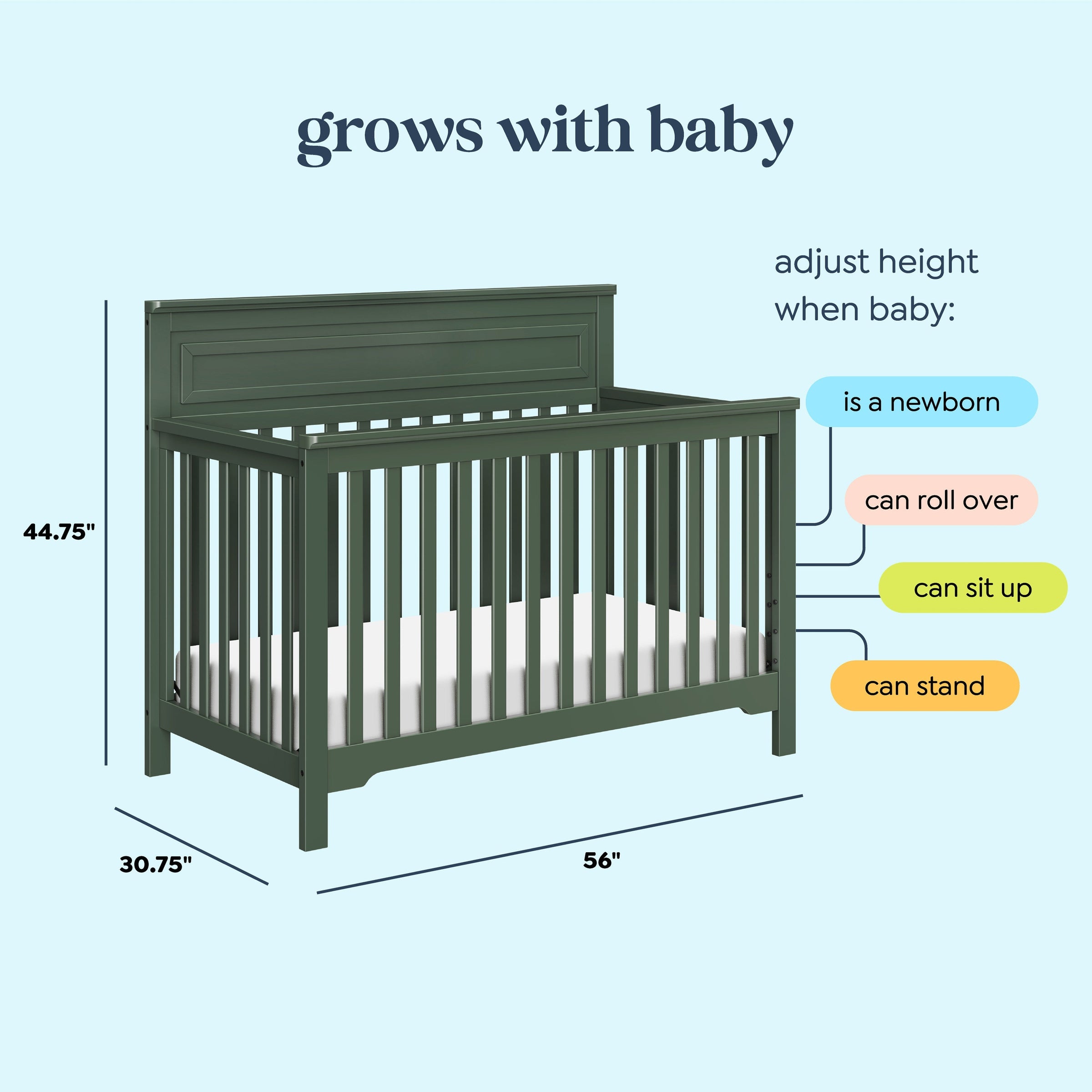 DaVinci Autumn 4-in-1 Convertible Crib