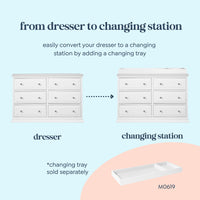 DaVinci Signature 6-Drawer Double Dresser