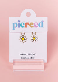 Pierced Co - White Daisy Charms