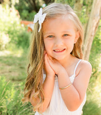 Cherished Moments - Classic Silver Bangle Bracelets for Babies, Kids or Women