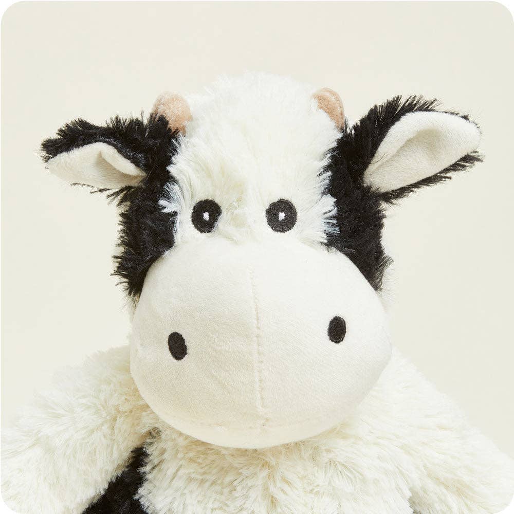 Warmies: America’s Favorite Microwave Plush Brand - Black and White Cow Warmies