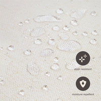 Babyletto Cali Pillowback Chair and a Half Glider in Eco-Performance Fabric | Water Repellent & Stain Resistant