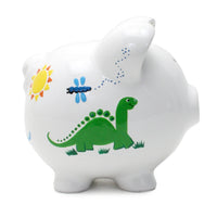 Child To Cherish® - Dinosaurs & Dragonflies Large Piggy Bank