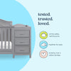 DaVinci Charlie 4-in-1 Convertible Crib and Changer Combo