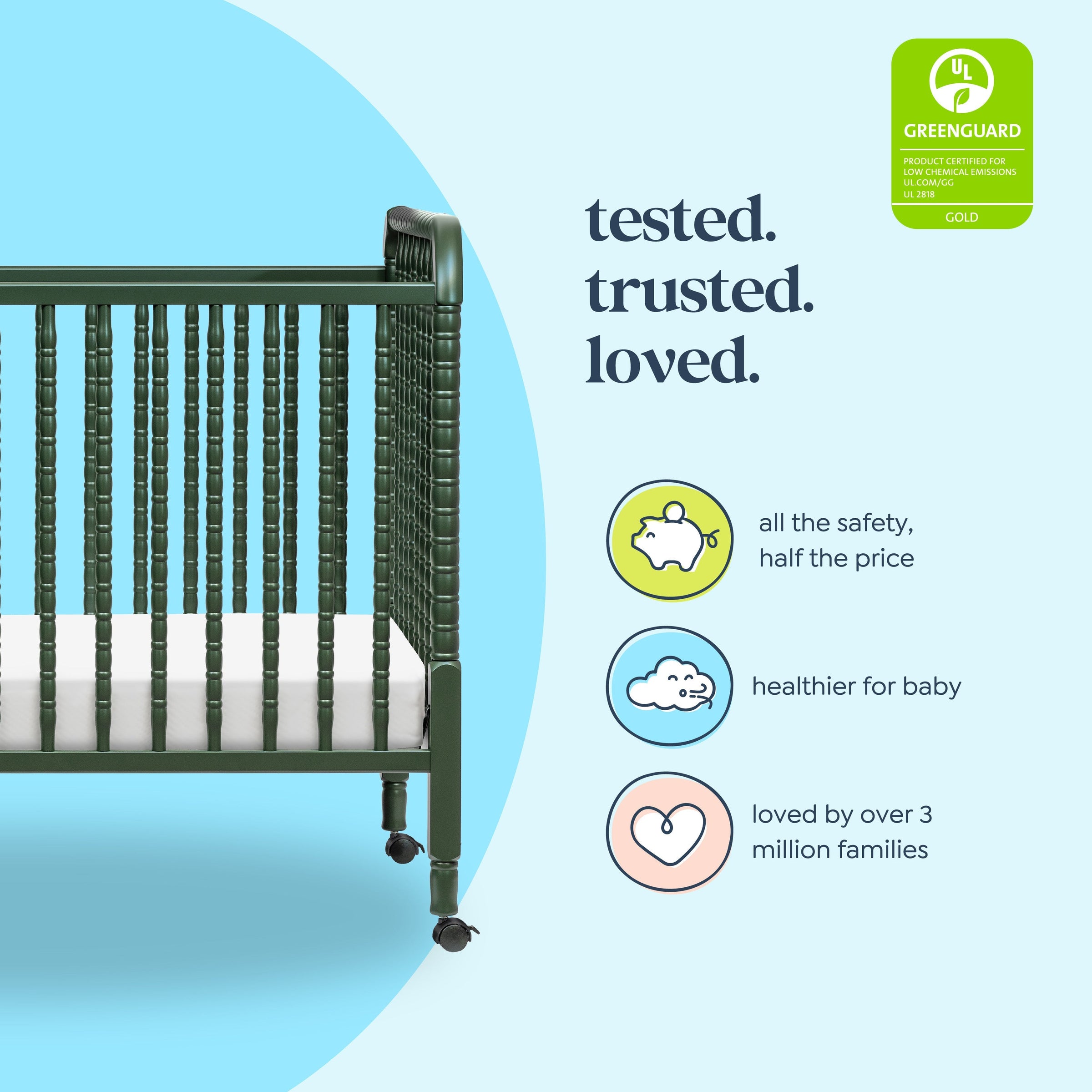 DaVinci Jenny Lind 3-in-1 Convertible Crib