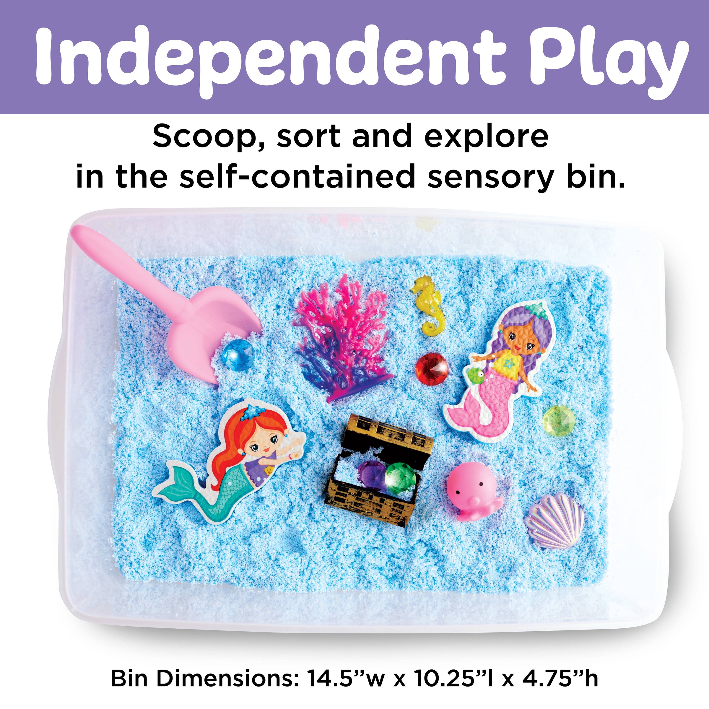 Faber-Castell / Creativity for Kids - Sensory Bin Mermaid Activity Bin for Kids