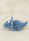 Coco Village Dino Plush Toy | Blue Triceratops
