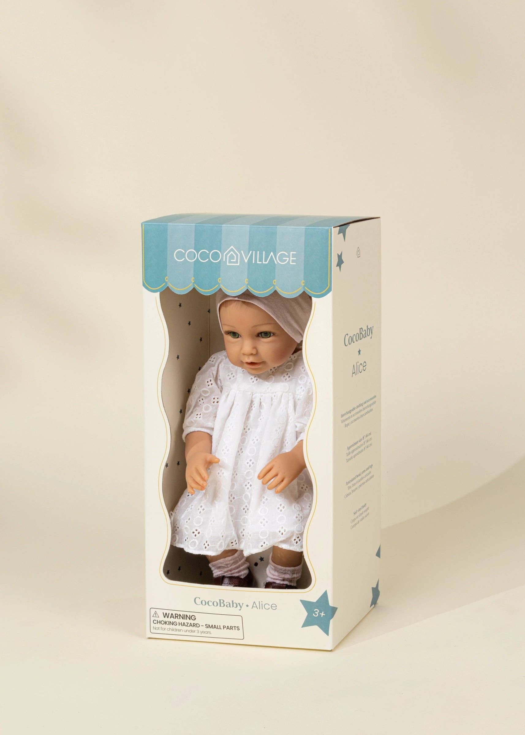 Coco Village - CocoBaby Alice – 18" (46 cm) Baby Play Doll
