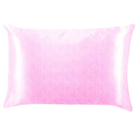 DM Merchandising - Lemon Lavender Printed Silky Satin Pillowcase Open Stock