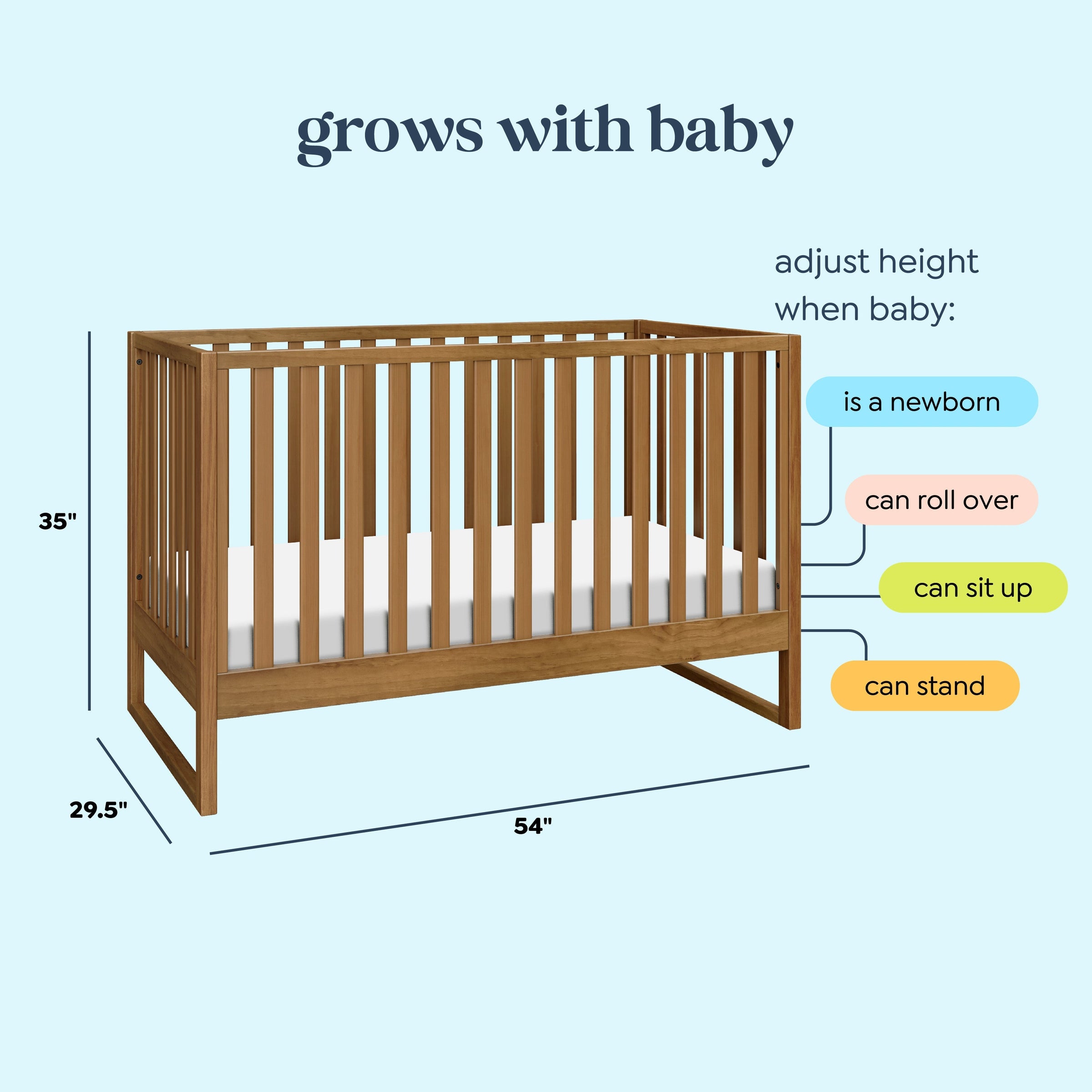 DaVinci Hunter 3-in-1 Convertible Crib